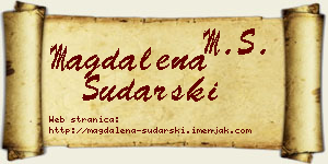 Magdalena Sudarski vizit kartica